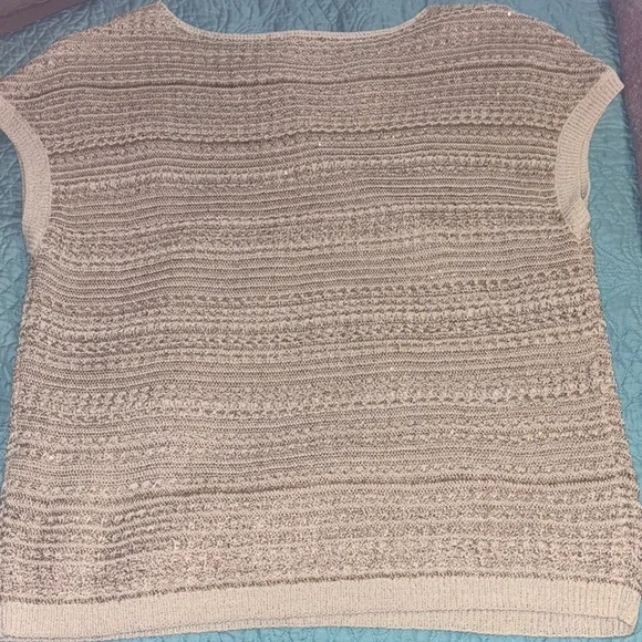 White House Black Market Knit Cream Sweater - Picture 7 of 7